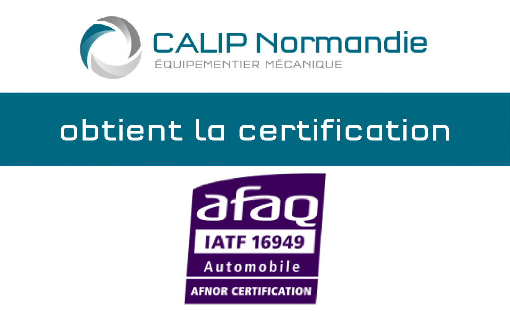 certificat IATF Calip Group